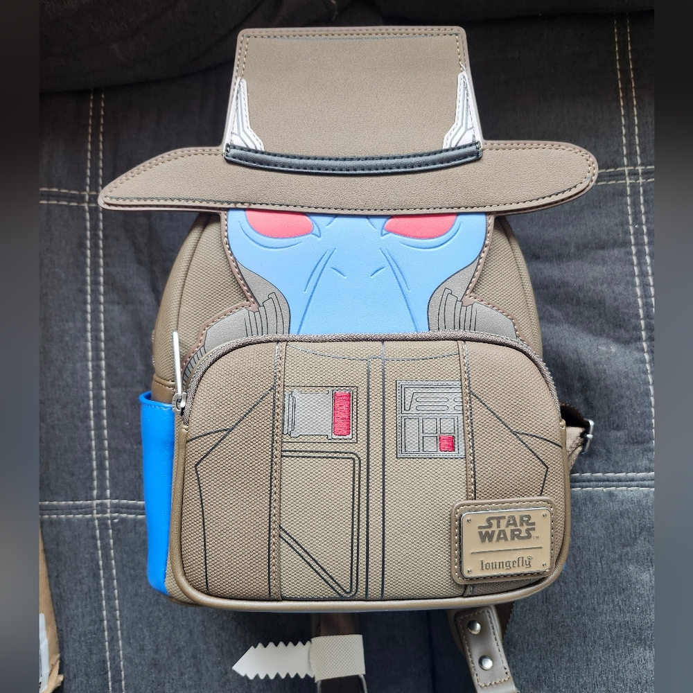 Loungefly Star Wars Brown and Blue Character Backpack